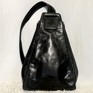 Hobo Sling Bag Convertible Backpack Black